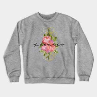 Floral Peony Hive Latin Crewneck Sweatshirt